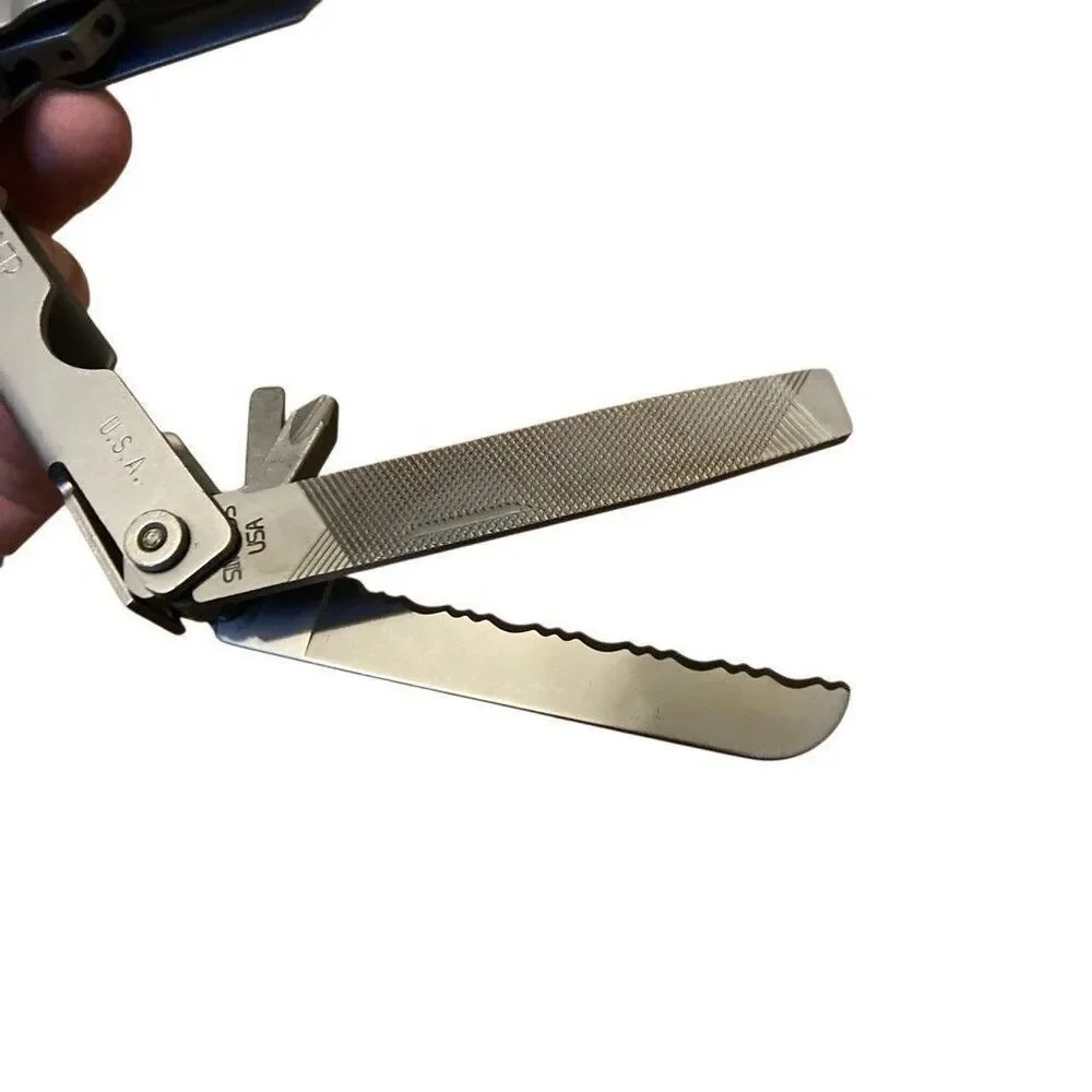 Gerber 55800 Multi-Plier Stainless Finish Bit Driver Bits Cloth‎ Sheath USA Rare